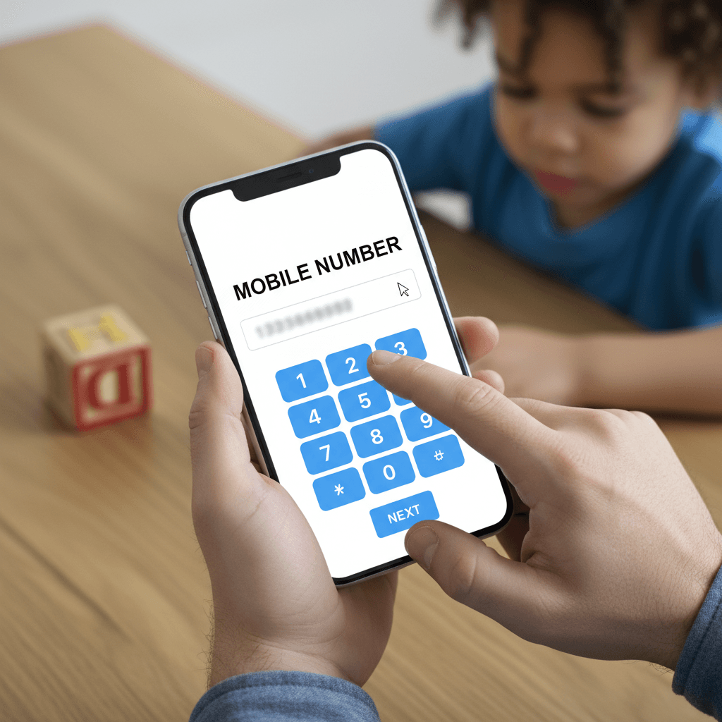 Phone number field on contact form